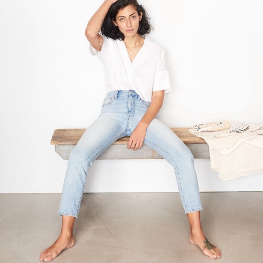 Madewell High Rise Light Blue Jeans